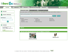 Tablet Screenshot of biblioteca.iberotec.edu.pe